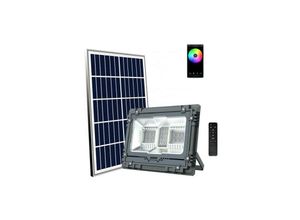 8052575815826 - Trade Shop Traesio - led-scheinwerfer rgb 6500K solar 60W programmierbare fernbedienung app bluetooth AW60C