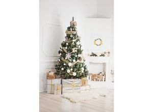 8052773115049 - Dmora - Weihnachtsbaum Edimburgo extra dicker Kunstbaum Baum in echter PVC-Optik 500 Äste Höhe 180 cm