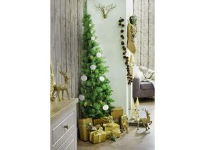 8052773115193 - Dmora - Weihnachtsbaum Aosta extra dicker halbwandiger Kunstbaum echter Effektbaum aus pvc 237 Äste Höhe 150 cm