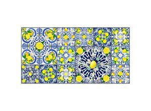 8052773381512 - Doge Milano - Dmora Küchenläufer 100% Made in Italy Fleckabweisender Teppich mit Digitaldruck Rutschfester und waschbarer Läufer Modell Maiolica