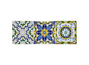 8052773382878 - Doge Milano - Dmora Küchenläufer 100% Made in Italy Fleckabweisender Teppich mit Digitaldruck Rutschfester und waschbarer Läufer Modell Maiolica