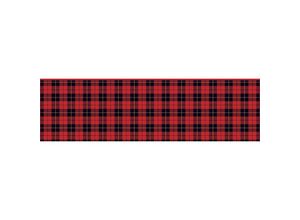 8052773447416 - Doge Milano - Dmora Küchenläufer 100% Made in Italy Schmutzabweisender Teppich mit Digitaldruck Rutschfester und waschbarer Läufer Modell Tartan