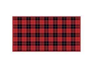 8052773448000 - Doge Milano - Dmora Küchenläufer 100% Made in Italy Schmutzabweisender Teppich mit Digitaldruck Rutschfester und waschbarer Läufer Modell Tartan