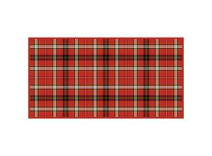 8052773455435 - Doge Milano - Dmora Küchenläufer 100% Made in Italy Schmutzabweisender Teppich mit Digitaldruck Rutschfester und waschbarer Läufer Modell Tartan