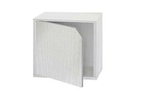 8052773540940 - Dmora Cube Bücherregal mit Flügeltür Esche weiß 35x35x29 cm