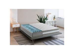 8052773792080 - Dmora - Doppelmatratze Dmirant Matratze aus Memory Foam und Gel mit 9 verschiedenen Zonen 100% Made in Italy Anti-Milbe und hypoallergen Cm