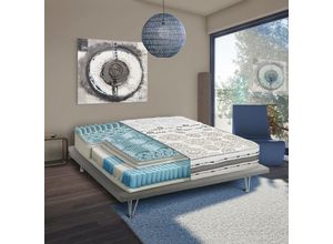 8052773792288 - Dmora - Doppelmatratze Dpadell abnehmbarer Bezug aus Memory Foam und unabhängigen Microsprings 100% Made in Italy Anti-Milbe und hypoallergen Cm