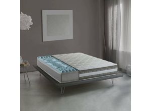 8052773792400 - Dmora - Doppelmatratze Dkiwio Herausnehmbare Matratze aus Memory Foam und Gel Waterfoam 100% Made in Italy Anti-Milbe und hypoallergen Cm 160x200