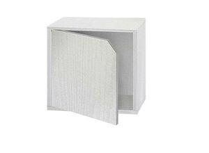 8052773815239 - Cube Bücherregal mit Flügeltür Esche weiß 35x35x29 cm - Dmora