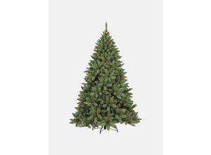 8052773815833 - Dmora - Weihnachtsbaum Stoccolma extra dicker Kunstbaum Baum in echter PVC-Optik mit Tannenzapfen inklusive 362 Äste Höhe 120 cm