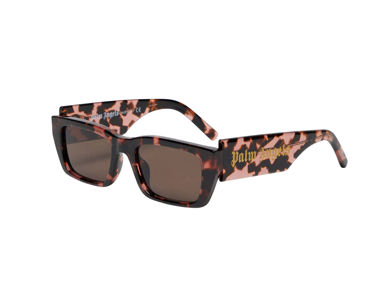 8052788632357 - PALM ANGELS Unisex PERI006 Palm 3064 Pink havana dark brown Gläser SONNENBRILLEN Acetat Havanna Braun Quadratisch Normal