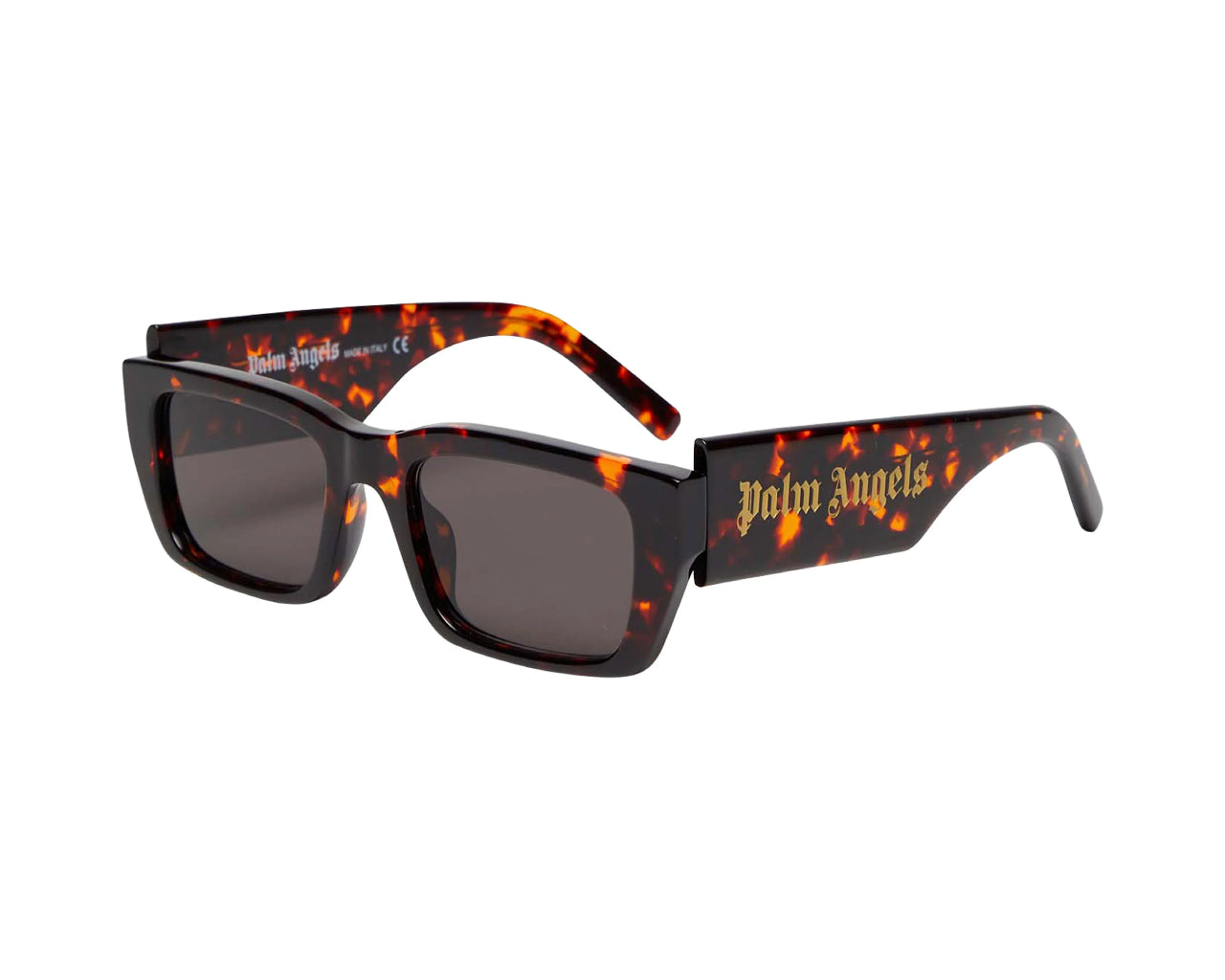 8052788632388 - PALM ANGELS Unisex PERI006 Palm 6407 Dark havana dark grey Gläser SONNENBRILLEN Acetat Havanna Grau Quadratisch Normal