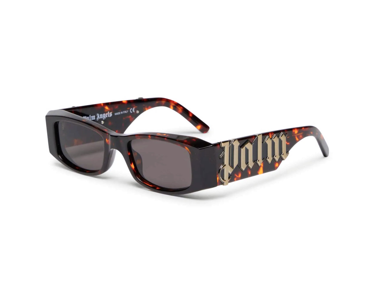 8052788632449 - PALM ANGELS Unisex PERI007 Angel 6407 Dark havana dark grey Gläser SONNENBRILLEN Acetat Havanna Grau Quadratisch Normal