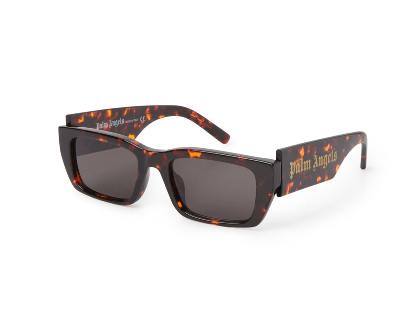 8052788870278 - PALM ANGELS Unisex PERI006 Palm 6407 havana Gläser SONNENBRILLEN Acetat Havanna Grau Quadratisch