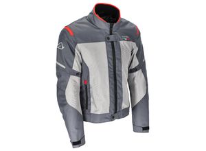 8052796787889 - Motorradjacke Ruby Damen Grau-Rot