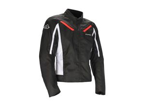 8052796803510 - Motorradjacke Mat Schwarz-Rot