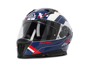 8052796895485 - Integralhelm X-Way Graphic Street Weiß-Blau-Rot