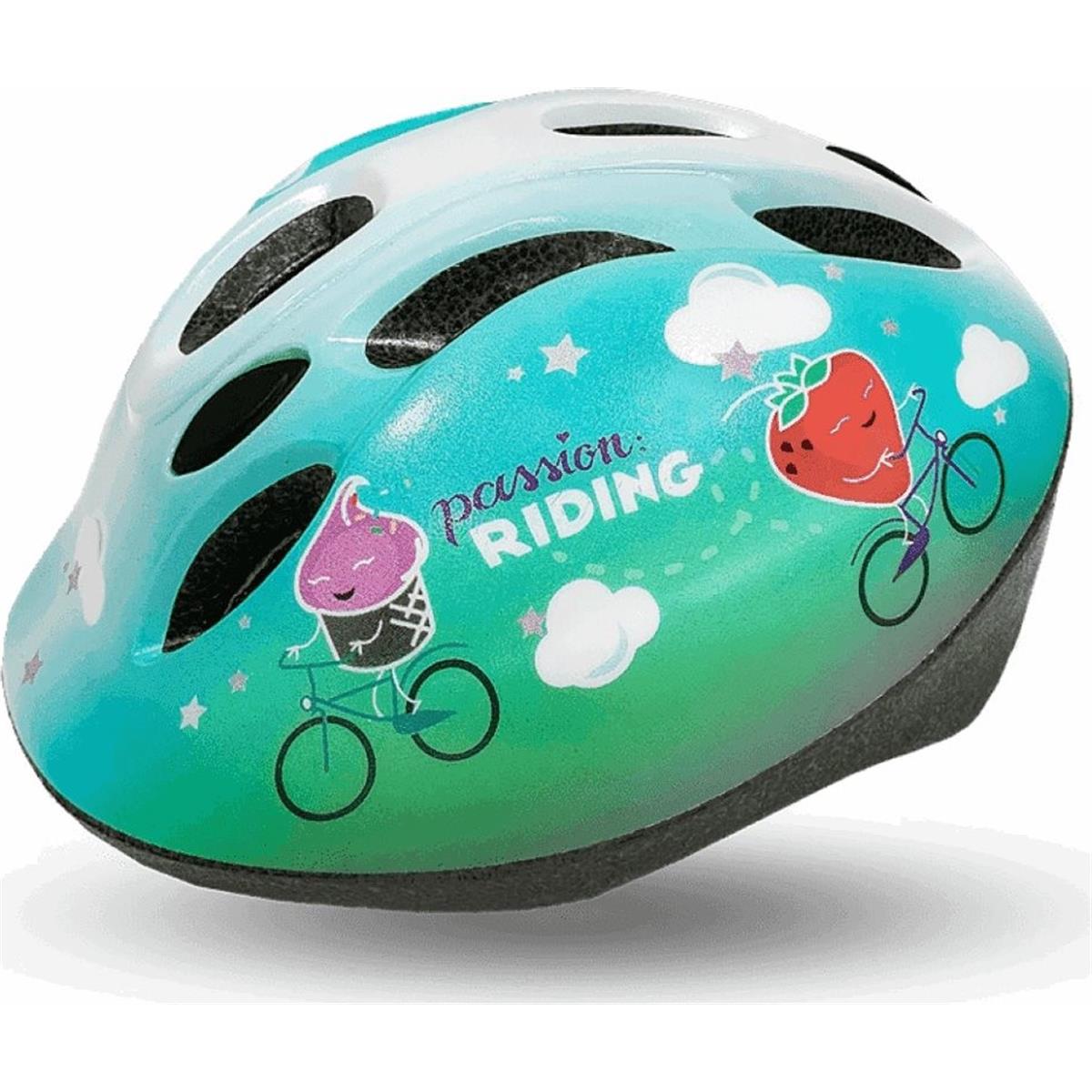 8053329962469 - NFUN Infusion Ice Cream Kinderhelm 48 52cm EN107 Leicht und Hitzebeständig