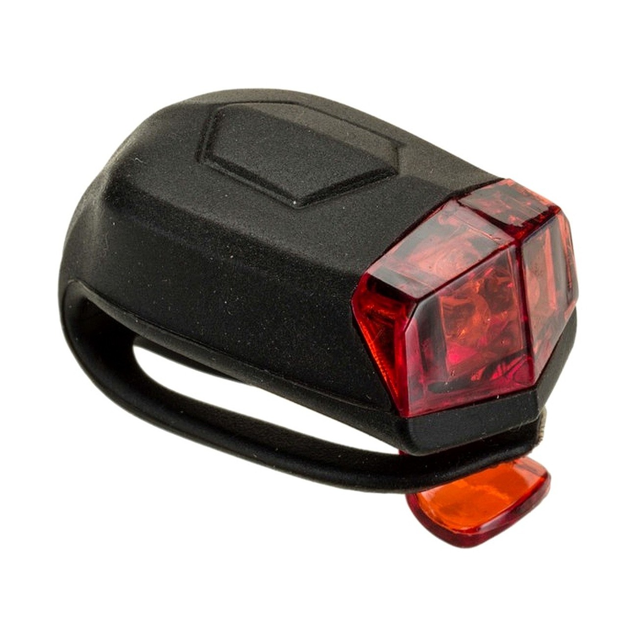 8053329962773 - Nshine Fahrrad Rücklicht Schwarz Silikon 2 LED 4 Modi Universal 8053329962773 - Nshine Fahrrad Rücklicht Schwarz Silikon 2 LED 4 Modi Universal