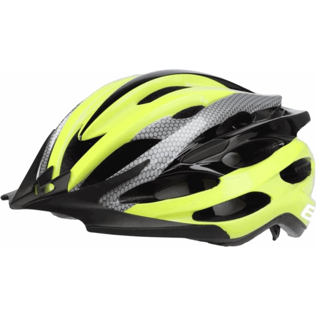 8053329965002 - Fahrradhelm In-Mold Lime Schwarz Grau Größe M 54-58 cm EN1078 mit Belüftung