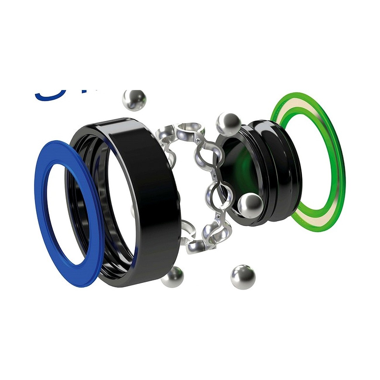 8053329969789 - Radlager 15x28x7 mm Stahl 100 Cr6 Black Coated