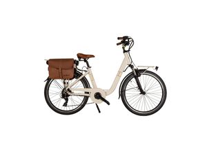 8053340132520 - MBM Elektro-Citybike MONOTUBO CLASSIC Lady 26 Zoll BEIGE CAPPUCCINO