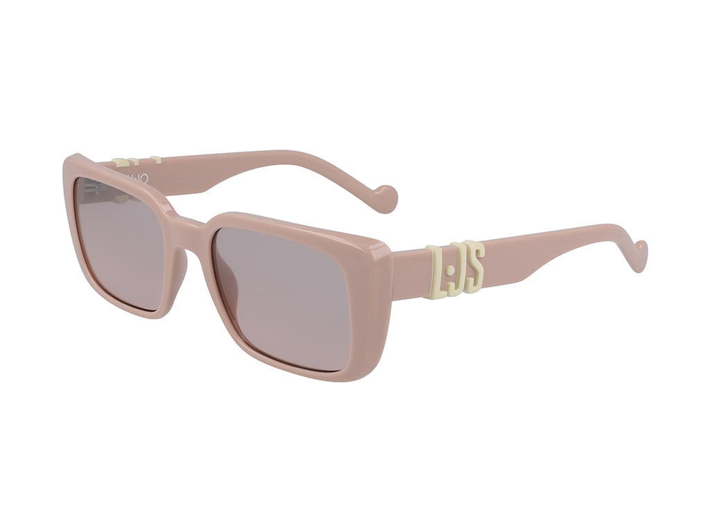 8053473553742 - Damen LJ739S 290 Sonnenbrillen Acetat Nackt Rosa Quadratisch  Schattiert
