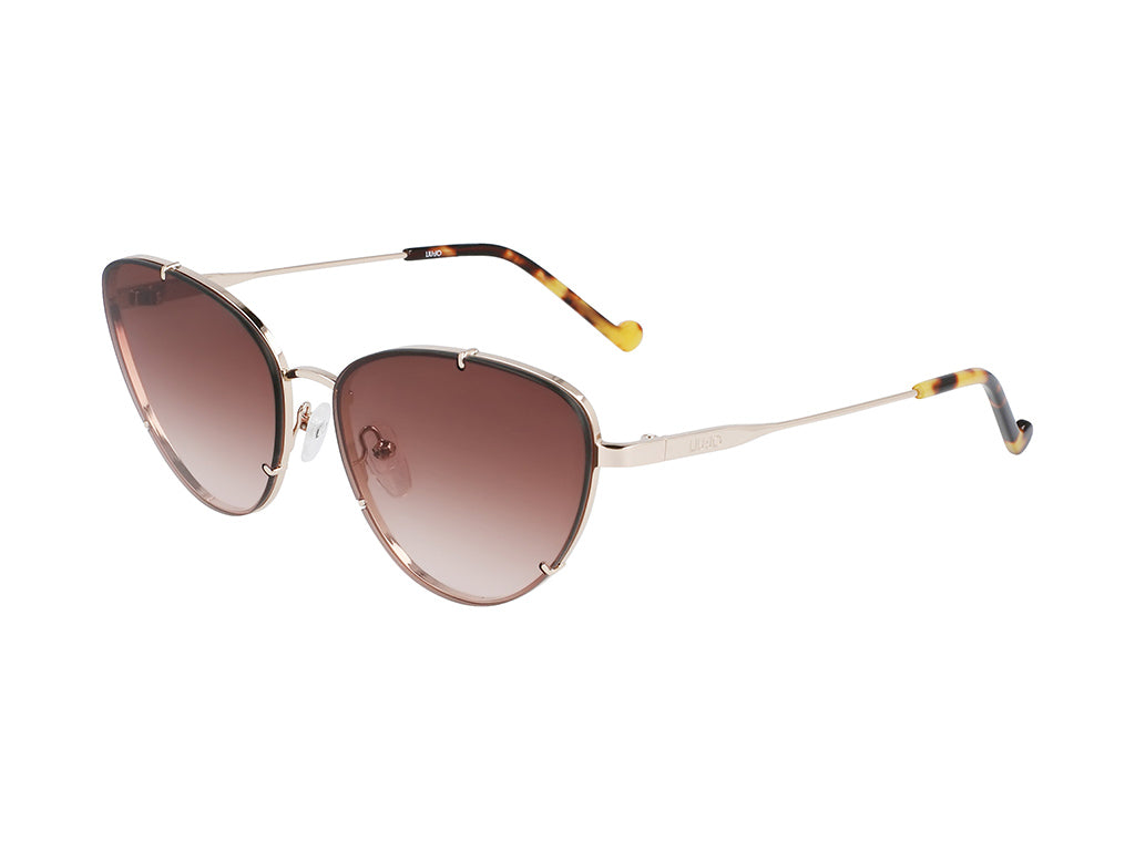 8053473938976 - Damen LJ140S 710 Sonnenbrillen Metall Gold Braun Pilot Schattiert 8053473938976 - Damen LJ140S 710 Sonnenbrillen Metall Gold Braun Pilot Schattiert