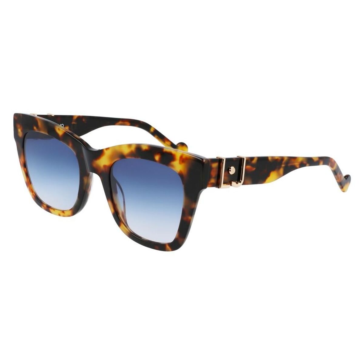8053473939379 - Damen LJ746S 215 Sonnenbrillen Acetat Havanna Blau Quadratisch Schattiert 8053473939379 - Damen LJ746S 215 Sonnenbrillen Acetat Havanna Blau Quadratisch Schattiert