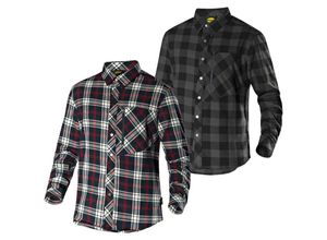 8053607081479 - Utility Shirt Check Cortina Arbeitshemd - L - Blu - Blu