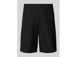 8053616405174 - Regular Fit Leinenbermudas mit Gürtelschlaufen