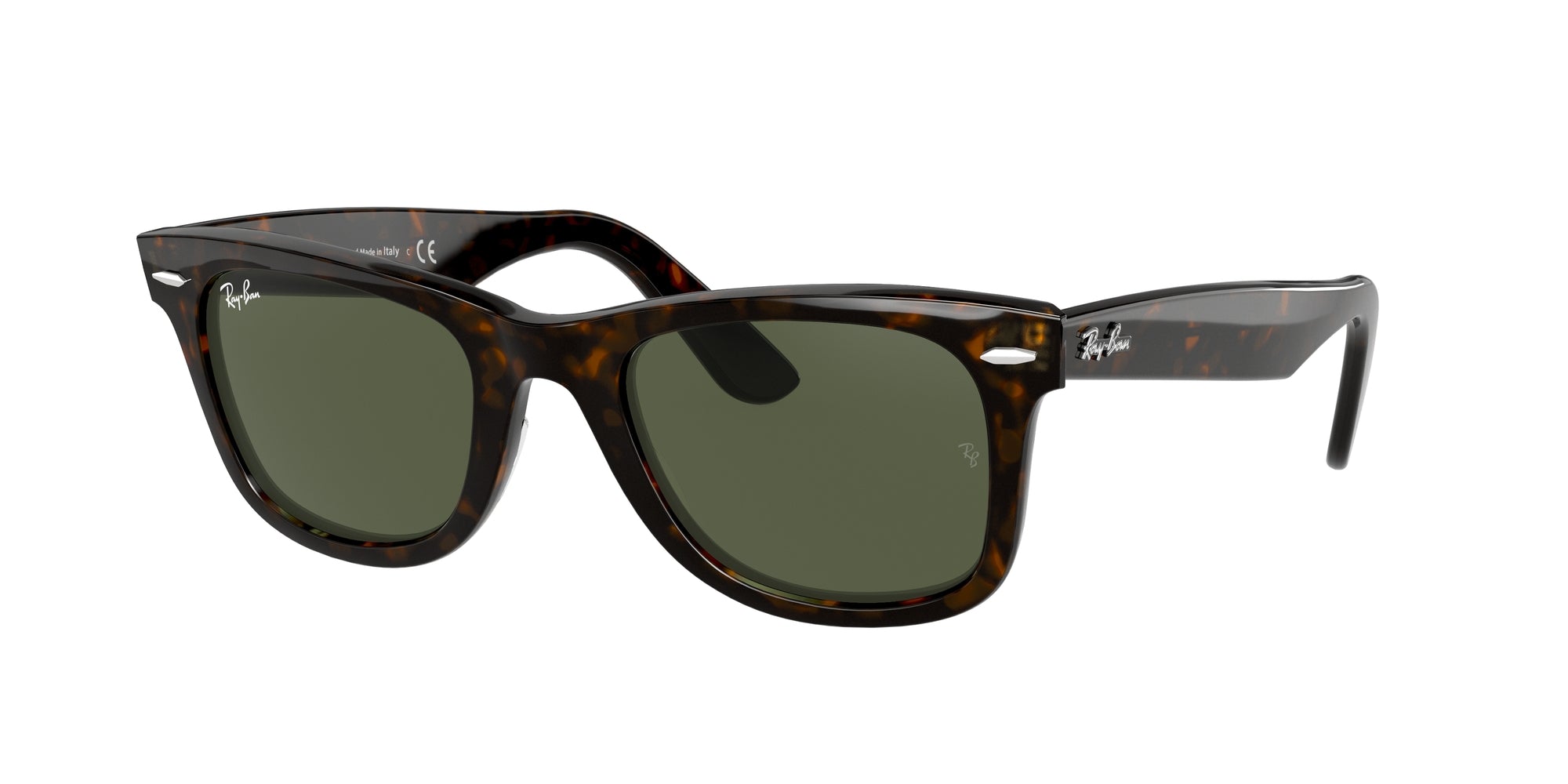 8053672054699 - Unisex RB2140F WAYFARER 902 Gläser SONNENBRILLEN Acetat Schildkröte G15 Quadratisch Normal