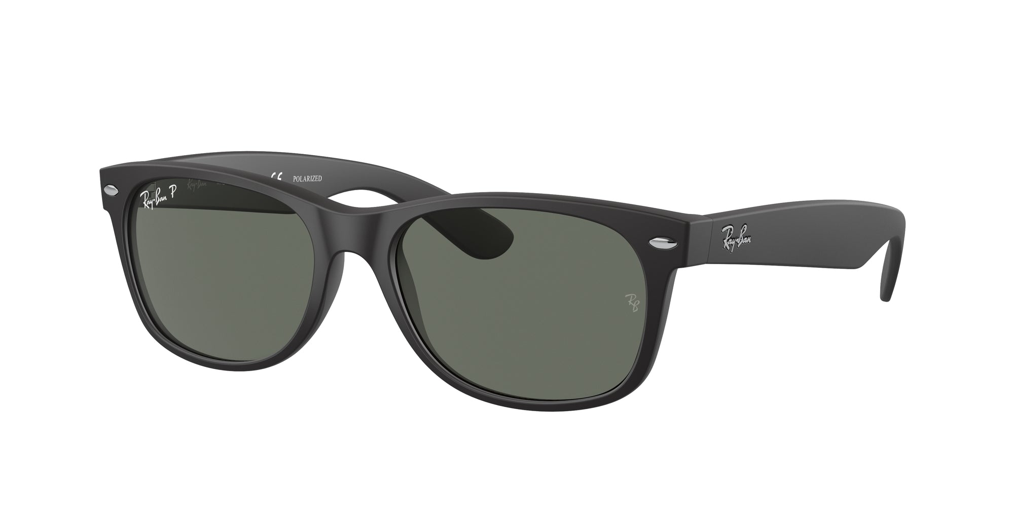 8053672131581 - Unisex RB2132 Neuer Wayfarer 622 58 Gläser SONNENBRILLEN Plastik Black-opaco Grüne G15 Hocken Polarisiert