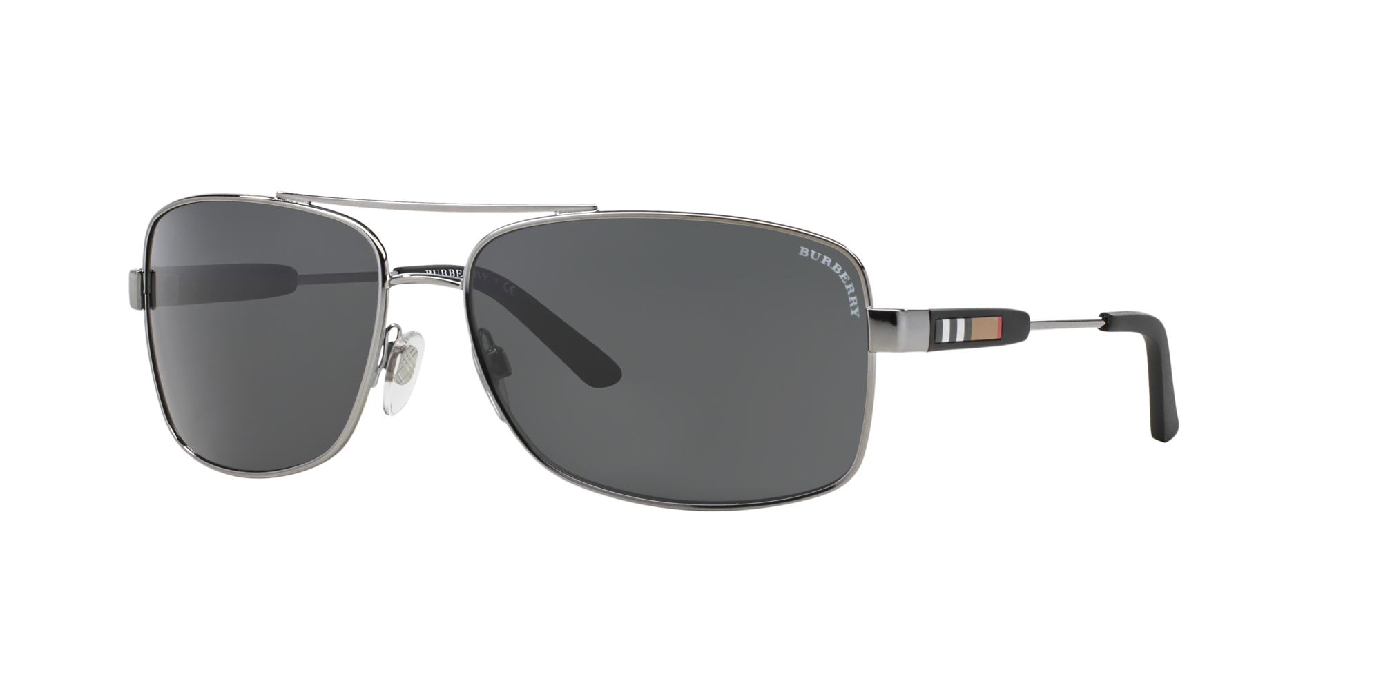 8053672133899 - Herren BE3074  100387 Gläser SONNENBRILLEN Metall Gunmetal Grigio Hocken Normal