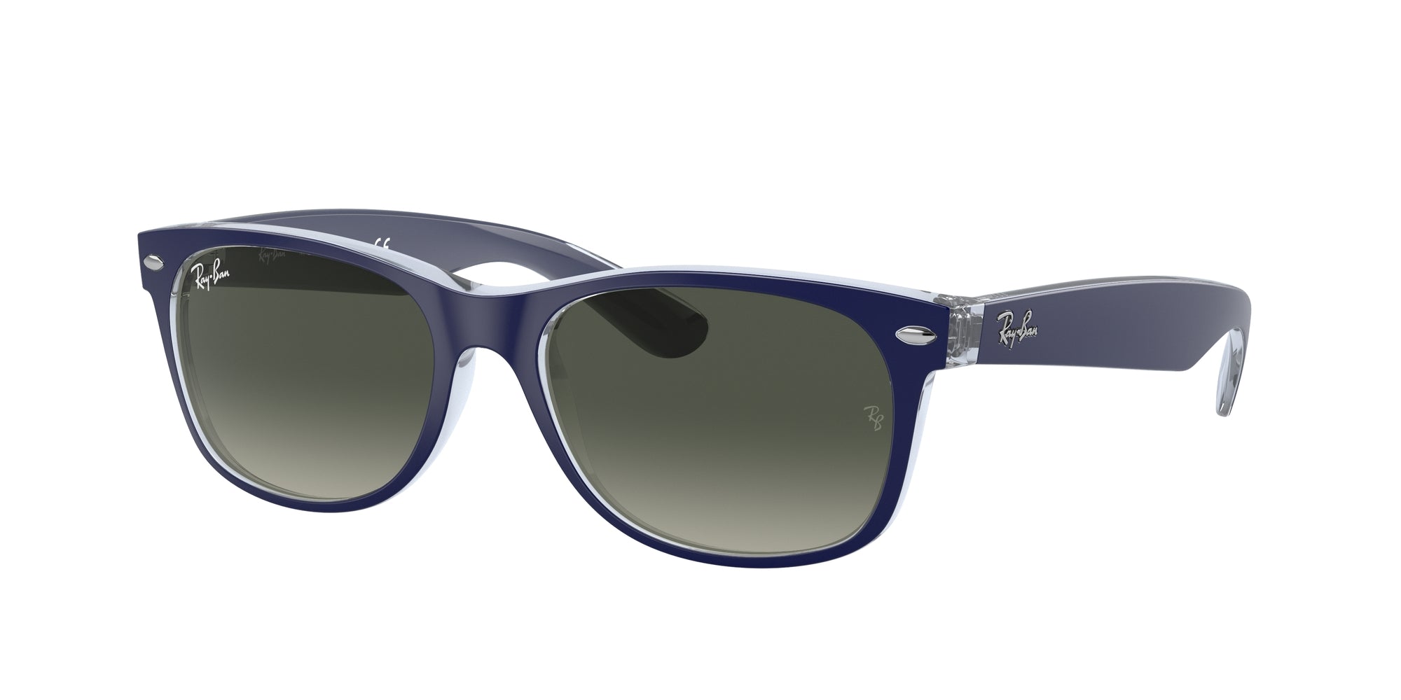 8053672153774 - Unisex RB2132 Neuer Wayfarer 605371 Gläser SONNENBRILLEN Plastik Blau Grigio Hocken Normal