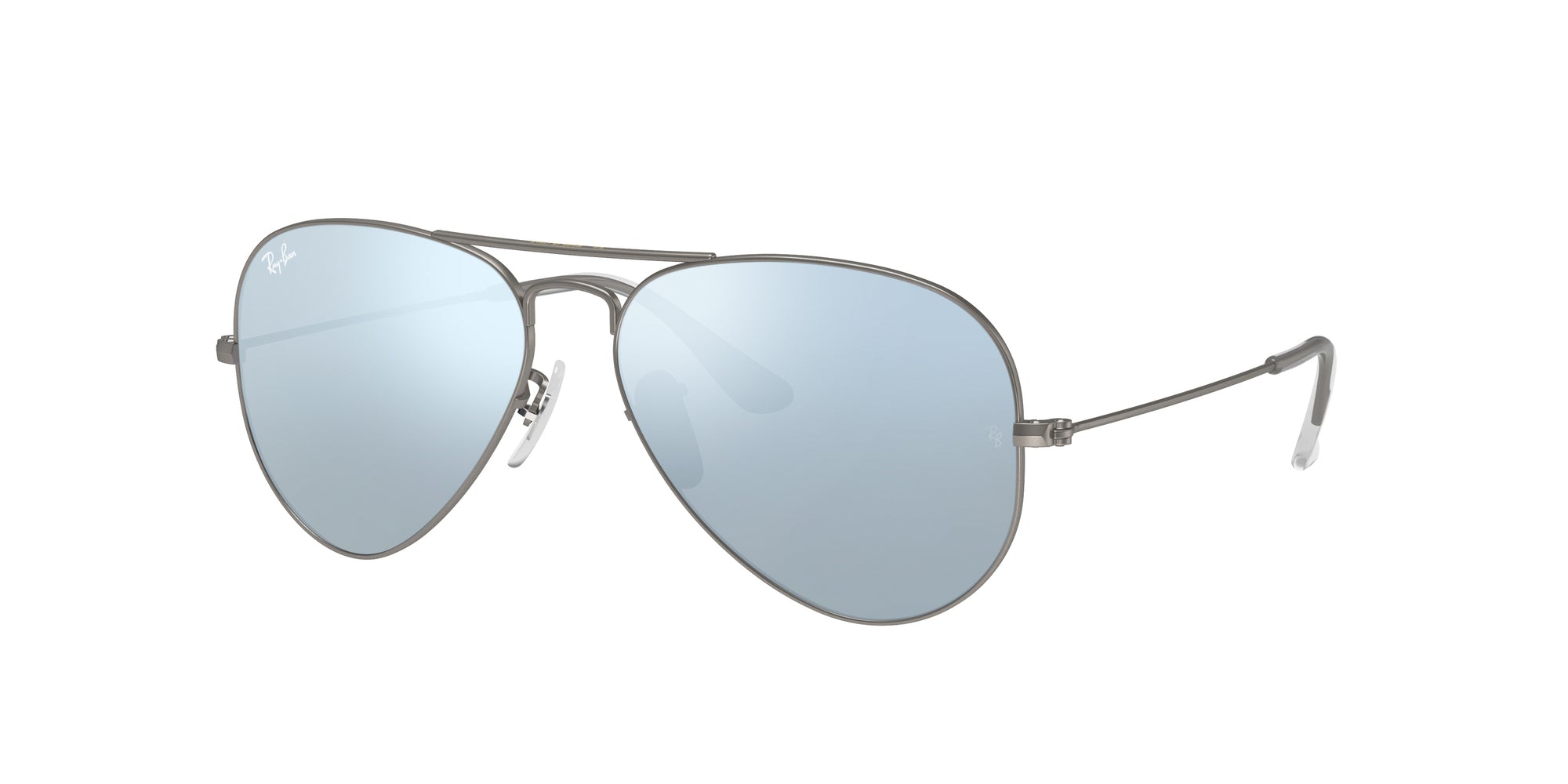 8053672158663 - Unisex RB3025 AVIATOR 029 30 Gläser SONNENBRILLEN Metall Grau Silber Pilot Normal