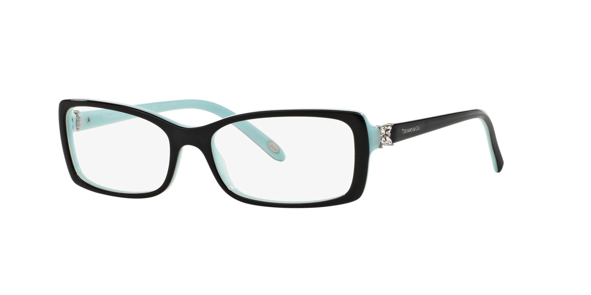 8053672173833 - Damen TF2091B  8055 Rahmen von BRILLEN Acetat Schwarz Transparent Quadratisch Normal