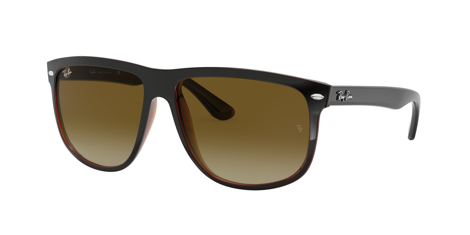 8053672228694 - Herren RB4147 BOYFRIEND 609585 Gläser SONNENBRILLEN Nylon Schwarz Braun Quadratisch Normal Sfumato