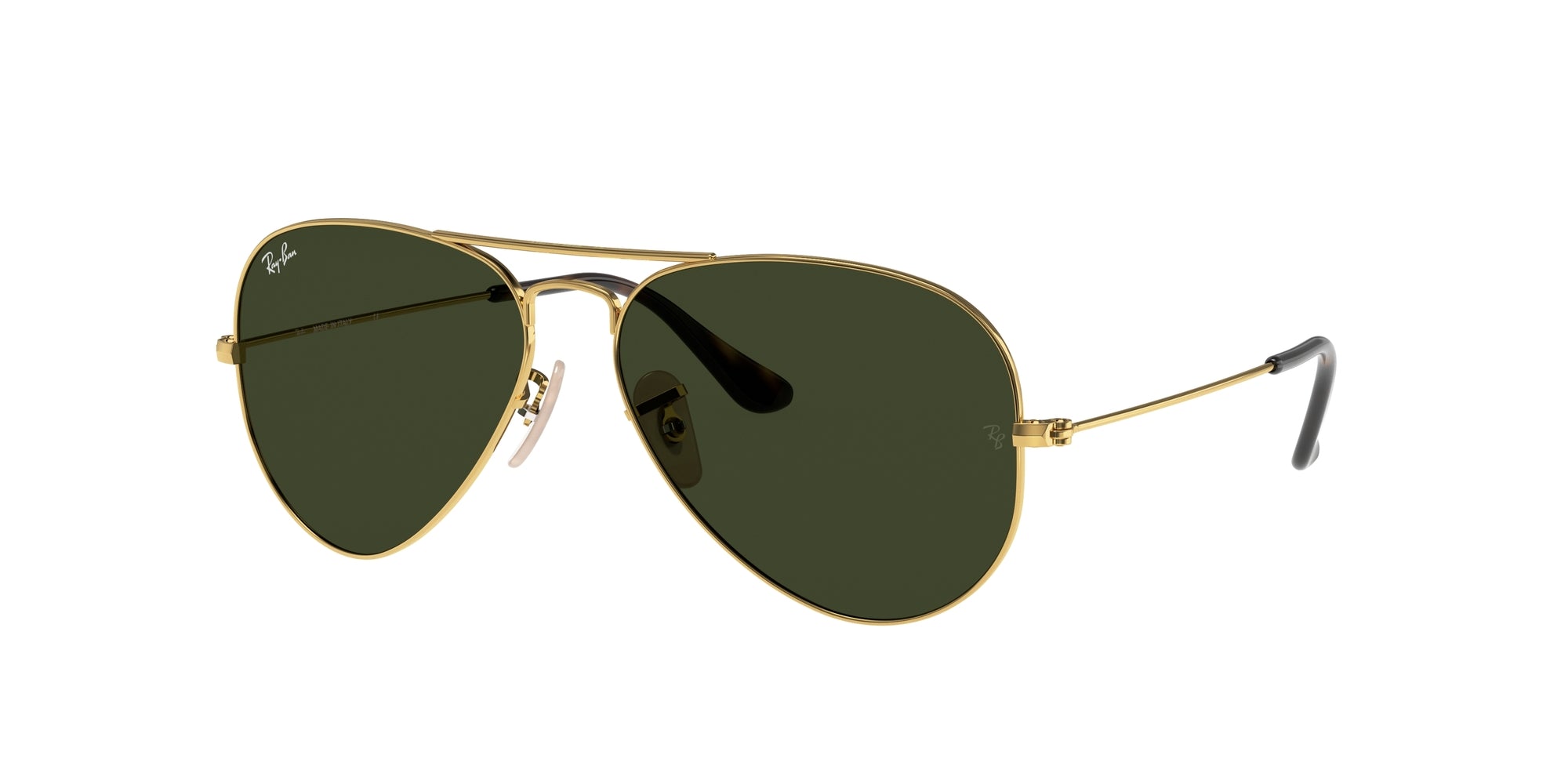 8053672495157 - Unisex RB3025 Aviator Large Metal 181 Gläser SONNENBRILLEN Metall Gold G15 Pilot Normal