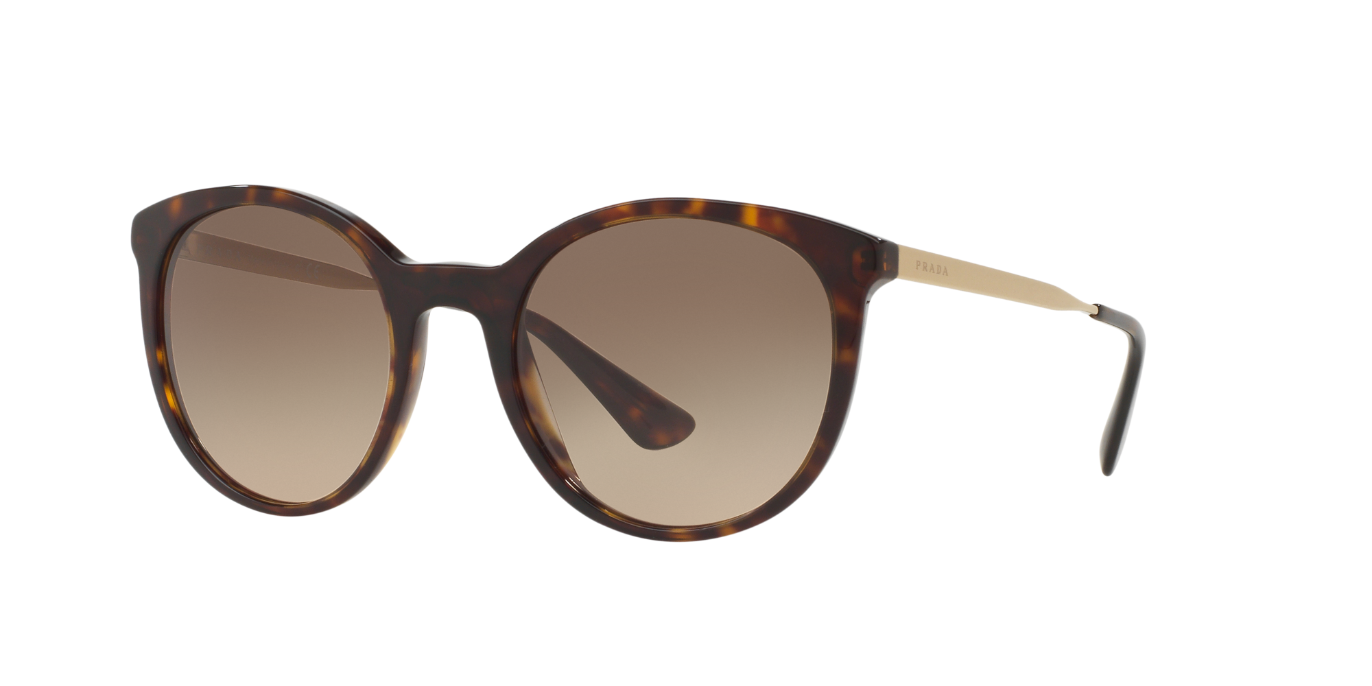 8053672575644 - Damen PR 17SSF CATWALK 2AU3D0 Gläser SONNENBRILLEN Acetat Schildkröte Braun Pantos Normal Schattiert