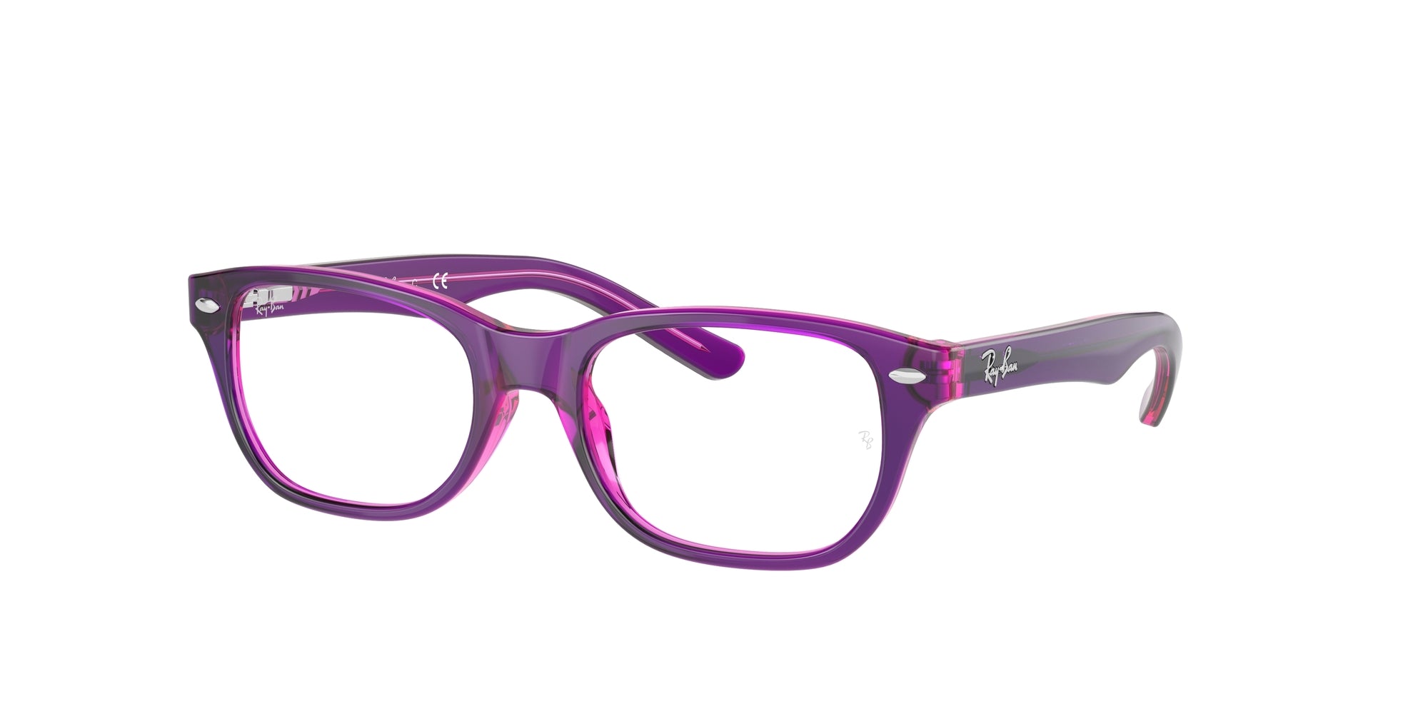 8053672611014 - Kind RY1555 3666 Rahmen von BRILLEN Acetat Violett  Quadratisch