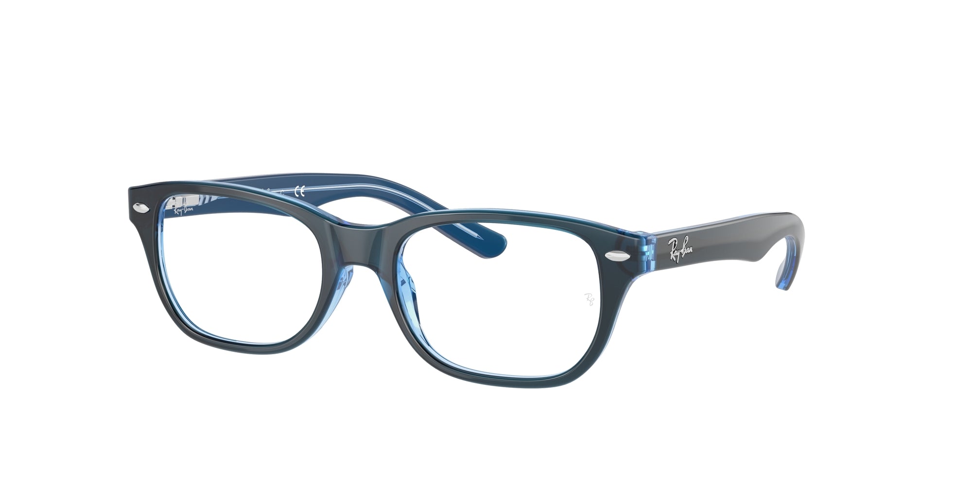 8053672611038 - Kind RY1555 3667 Rahmen von BRILLEN Acetat Blau  Quadratisch