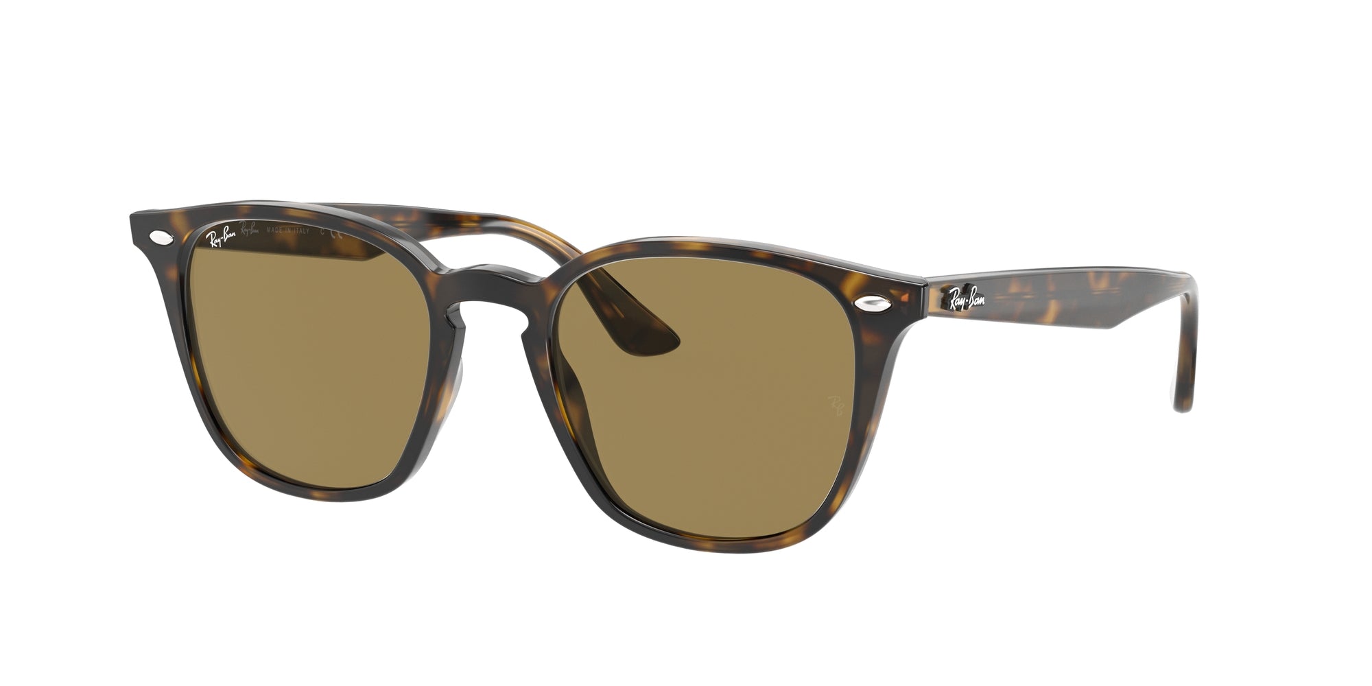 8053672612875 - Unisex RB4258F  710 73 Gläser SONNENBRILLEN Acetat Schildkröte Braun Quadratisch Normal