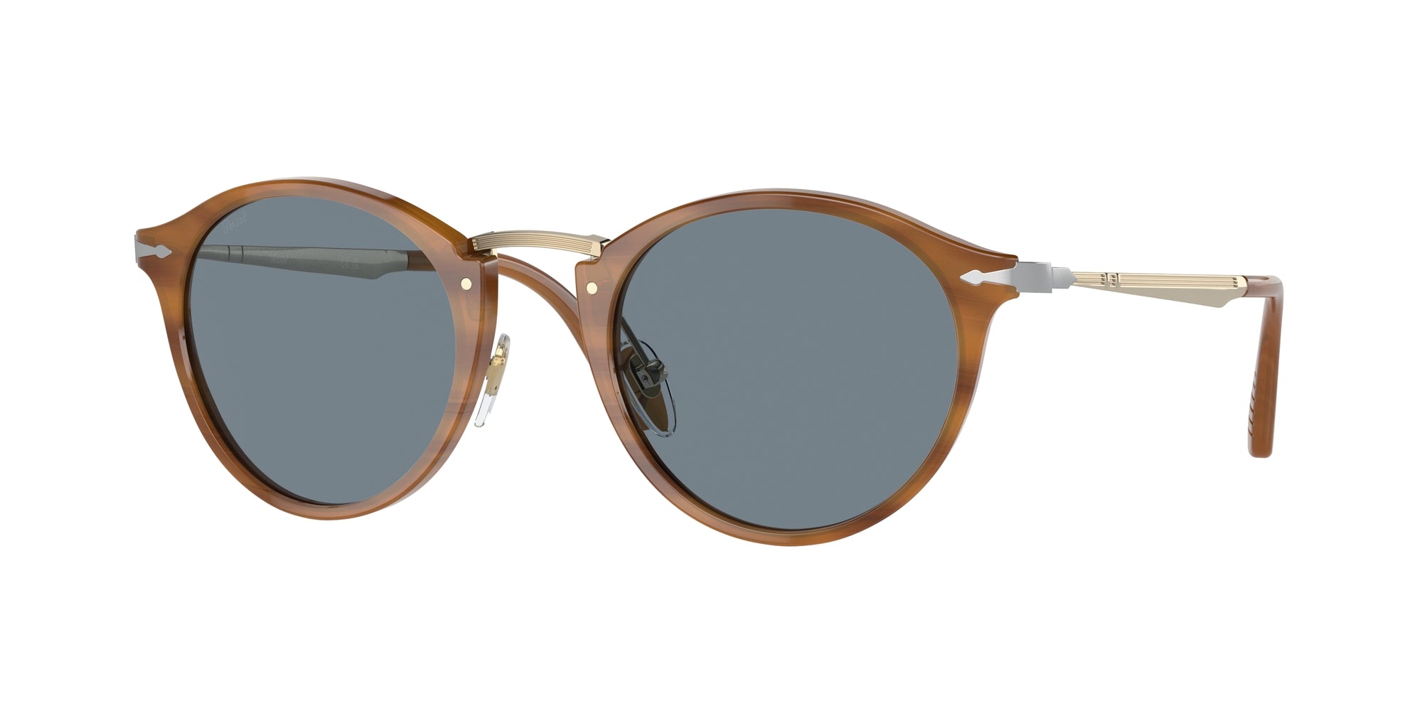 8053672666373 - Unisex PO3166S  960 56 Gläser SONNENBRILLEN Acetat Schildkröte Blau Pantos Normal