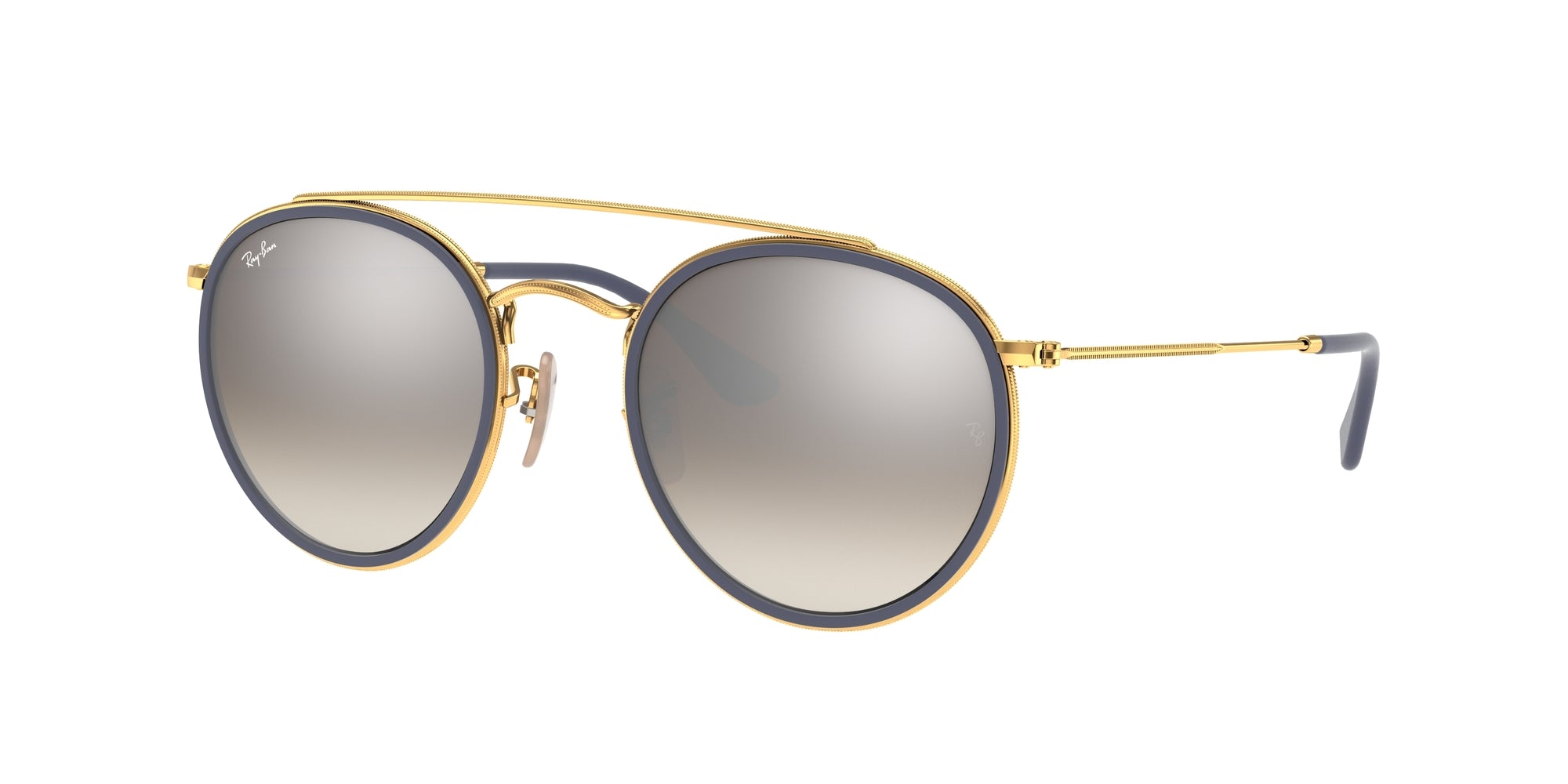 8053672737646 - Unisex RB3647N 001 9U Gläser SONNENBRILLEN Metall Gold Argento Rund Normal 8053672737646 - Unisex RB3647N 001 9U Gläser SONNENBRILLEN Metall Gold Argento Rund Normal
