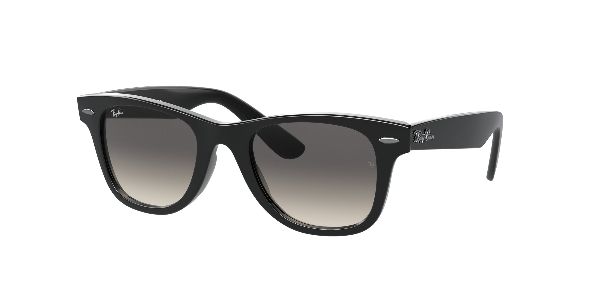 8053672834468 - Kind RJ9066S JUNIOR WAYFARER 100 11 Gläser SONNENBRILLEN Injiziert Schwarz Grau Quadratisch Normal