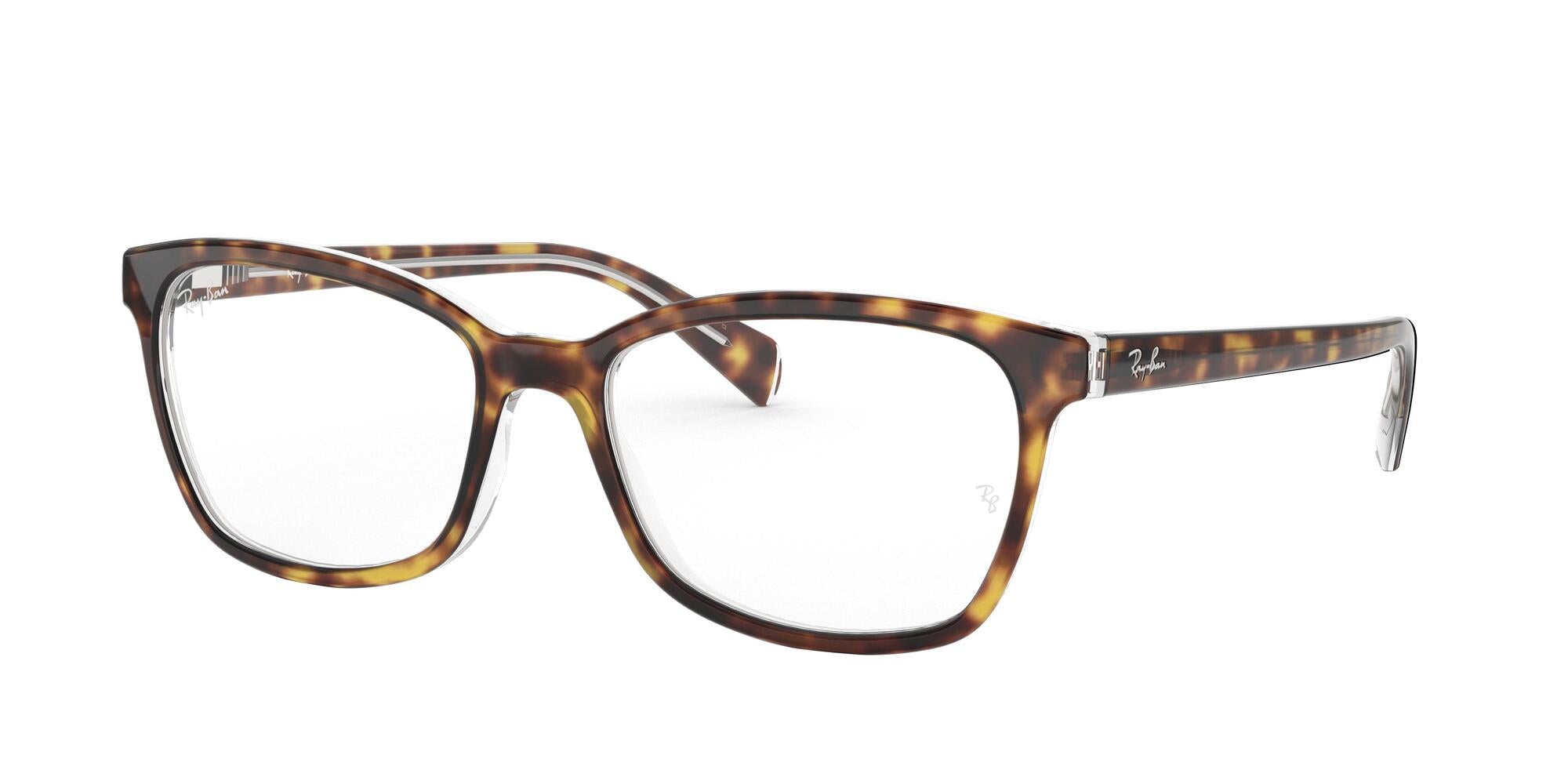 8053672862546 - Frau RX5362  5082 Rahmen von BRILLEN Acetat Havanna Trasparente Schmetterling Normale