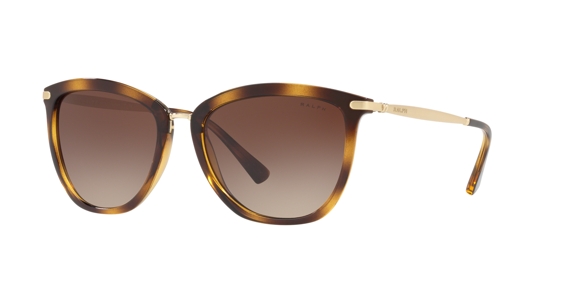 8053672902440 - Damen RA5245  500313 Gläser SONNENBRILLEN Injiziert Schildkröte Braun Cat Eye Normal Sfumato