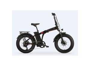 8053689200935 - MBM Elektro-Kompaktfahrrad   Faltrad N-VER FOLDING 20 Zoll black-red