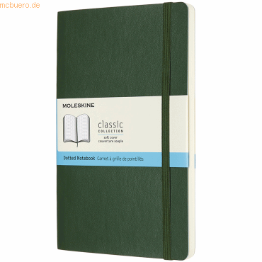 8053853600042 - Moleskine Notizbuch Large A5 Punktraster Soft Cover Myrtengrün - Moleskine Kartoniert (TB) 8053853600042 - Moleskine Notizbuch Large A5 Punktraster Soft Cover Myrtengrün - Moleskine Kartoniert (TB)